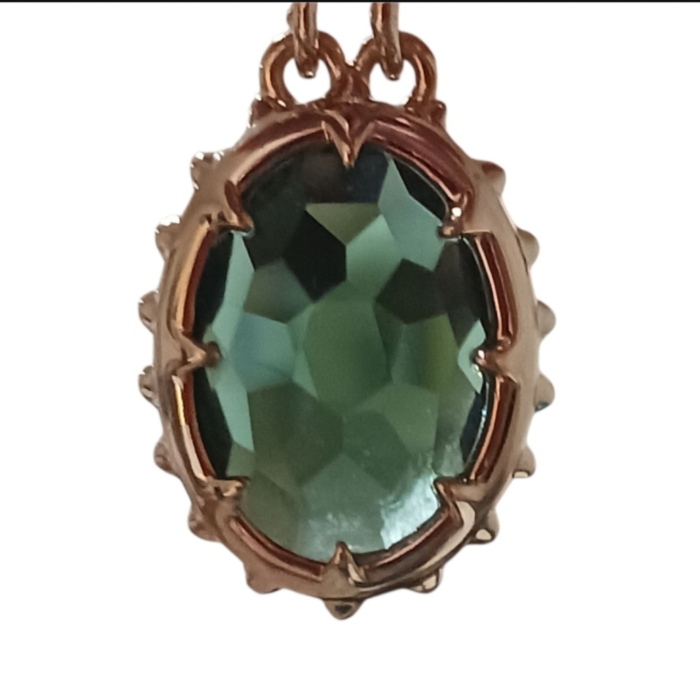 Alexis Bittar Georgian Double Stone Brooch - Picture 3 of 10